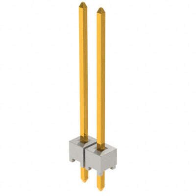HTSW-102-20-G-S by Samtec Inc. - CONNECTOR HEADER VERT 2POS 2.54MM