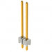 HTSW-102-20-G-S by Samtec Inc. - CONNECTOR HEADER VERT 2POS 2.54MM