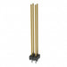 HTSW-102-21-F-D by Samtec Inc. - CONNECTOR HEADER VERT 4POS 2.54MM