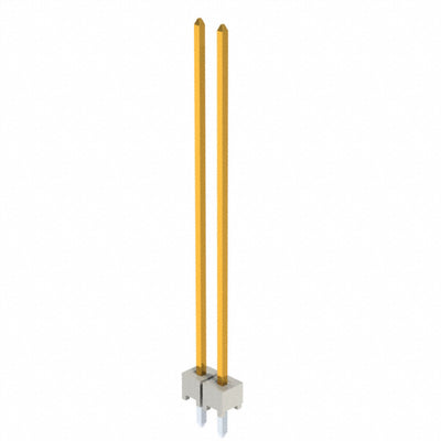 HTSW-102-21-F-S by Samtec Inc. - CONNECTOR HEADER VERT 2POS 2.54MM