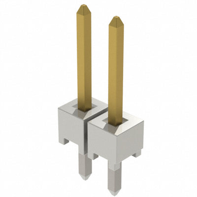 HTSW-102-23-F-S by Samtec Inc. - CONNECTOR HEADER VERT 2POS 2.54MM