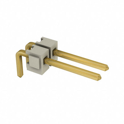 HTSW-102-25-G-S-RA by Samtec Inc. - CONNECTOR HEADER R/A 2POS 2.54MM