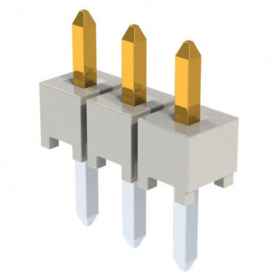 HTSW-103-05-S-S by Samtec Inc. - CONNECTOR HEADER VERT 3POS 2.54MM
