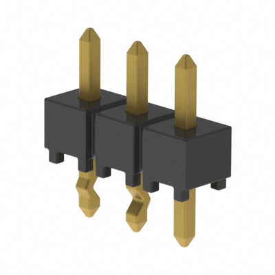 HTSW-103-06-G-S-LL by Samtec Inc. - CONNECTOR HEADER VERT 3POS 2.54MM