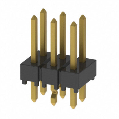 HTSW-103-07-G-D-LL by Samtec Inc. - CONNECTOR HEADER VERT 6POS 2.54MM