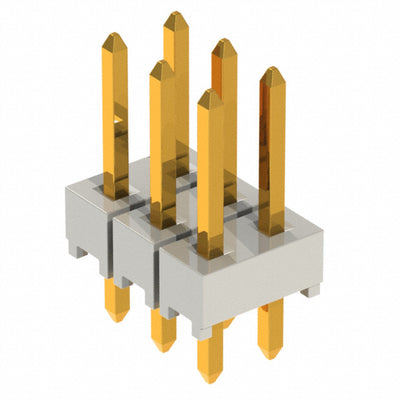 HTSW-103-07-H-D by Samtec Inc. - CONNECTOR HEADER VERT 6POS 2.54MM