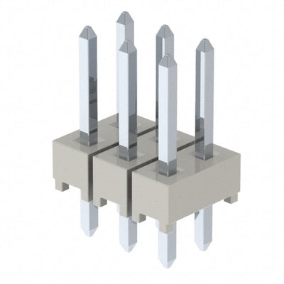 HTSW-103-07-TM-D by Samtec Inc. - CONNECTOR HEADER VERT 6POS 2.54MM