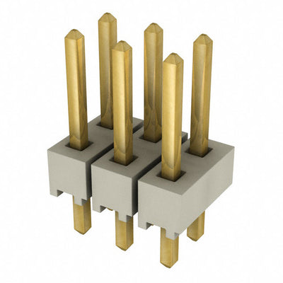 HTSW-103-07-G-D by Samtec Inc. - CONNECTOR HEADER VERT 6POS 2.54MM