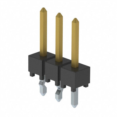 HTSW-103-07-S-S-LL by Samtec Inc. - CONNECTOR HEADER VERT 3POS 2.54MM