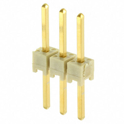 HTSW-103-08-G-S by Samtec Inc. - CONNECTOR HEADER VERT 3POS 2.54MM