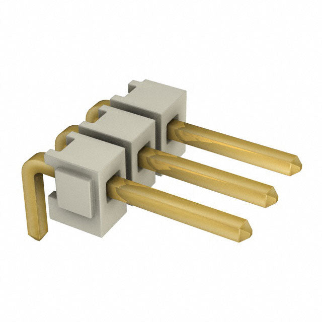 HTSW-103-08-H-S-RA by Samtec Inc. - CONNECTOR HEADER R/A 3POS 2.54MM