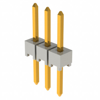 HTSW-103-08-H-S by Samtec Inc. - CONNECTOR HEADER VERT 3POS 2.54MM