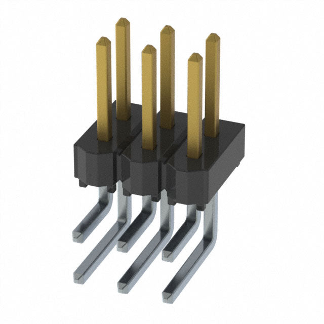 HTSW-103-08-F-D-RA by Samtec Inc. - CONNECTOR HEADER R/A 6POS 2.54MM