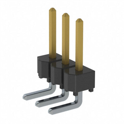 HTSW-103-08-F-S-RA by Samtec Inc. - CONNECTOR HEADER R/A 3POS 2.54MM