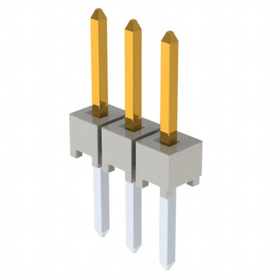 HTSW-103-08-F-S by Samtec Inc. - CONNECTOR HEADER VERT 3POS 2.54MM