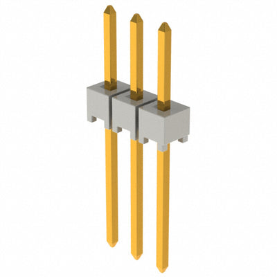 HTSW-103-09-G-S by Samtec Inc. - CONNECTOR HEADER VERT 3POS 2.54MM