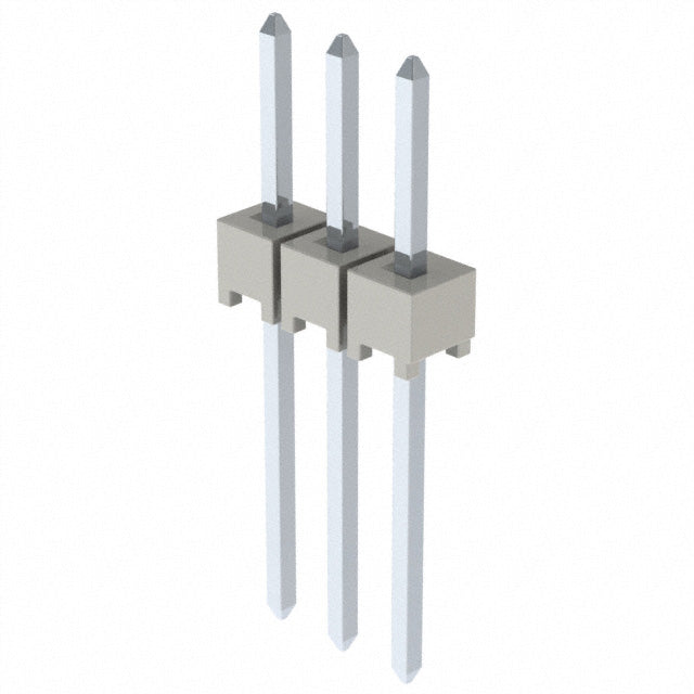 HTSW-103-09-T-S by Samtec Inc. - CONNECTOR HEADER VERT 3POS 2.54MM