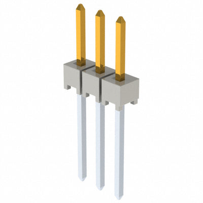 HTSW-103-09-S-S by Samtec Inc. - CONNECTOR HEADER VERT 3POS 2.54MM