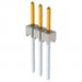 HTSW-103-09-F-S by Samtec Inc. - CONNECTOR HEADER VERT 3POS 2.54MM