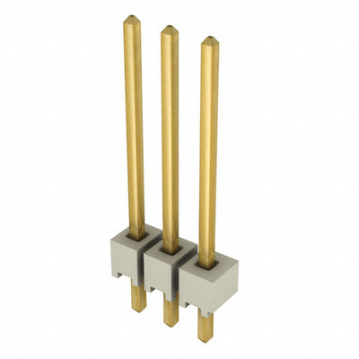 HTSW-103-15-G-S by Samtec Inc. - CONNECTOR HEADER VERT 3POS 2.54MM