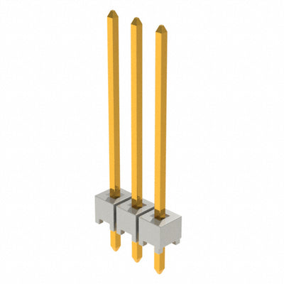 HTSW-103-20-G-S by Samtec Inc. - CONNECTOR HEADER VERT 3POS 2.54MM