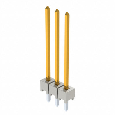 HTSW-103-20-S-S by Samtec Inc. - CONNECTOR HEADER VERT 3POS 2.54MM
