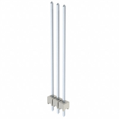 HTSW-103-21-T-S by Samtec Inc. - CONNECTOR HEADER VERT 3POS 2.54MM