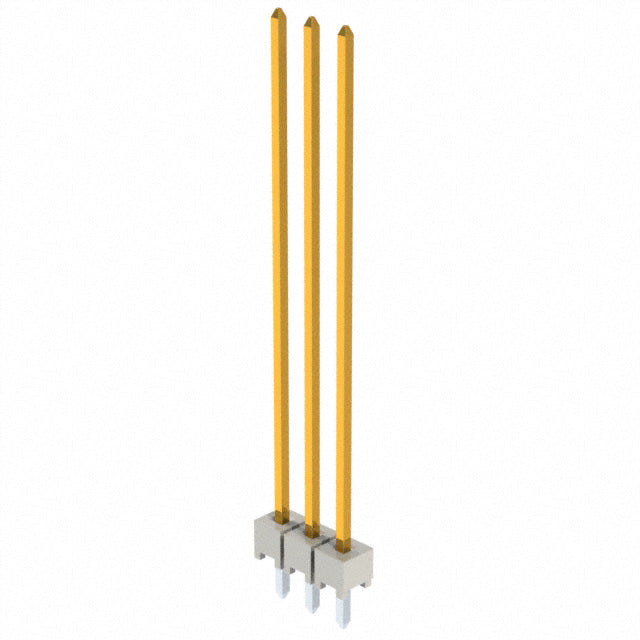 HTSW-103-21-L-S by Samtec Inc. - CONNECTOR HEADER VERT 3POS 2.54MM