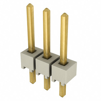 HTSW-103-24-G-S by Samtec Inc. - CONNECTOR HEADER VERT 3POS 2.54MM