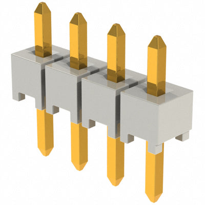 HTSW-104-05-G-S by Samtec Inc. - CONNECTOR HEADER VERT 4POS 2.54MM