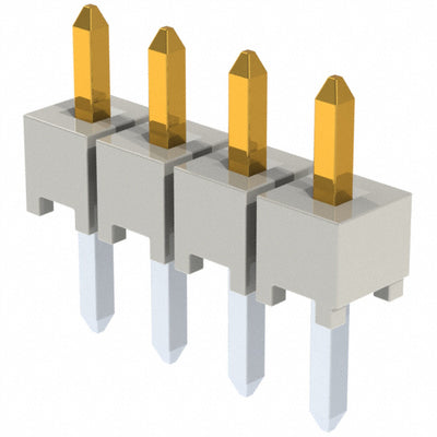 HTSW-104-05-S-S by Samtec Inc. - CONNECTOR HEADER VERT 4POS 2.54MM