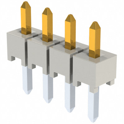 HTSW-104-06-L-S by Samtec Inc. - CONNECTOR HEADER VERT 4POS 2.54MM