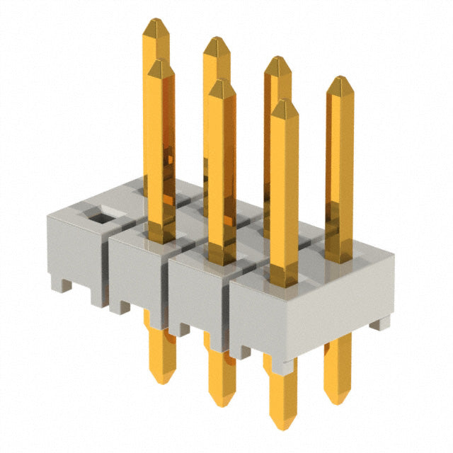 HTSW-104-07-G-D-008 by Samtec Inc. - CONNECTOR HEADER VERT 8POS 2.54MM