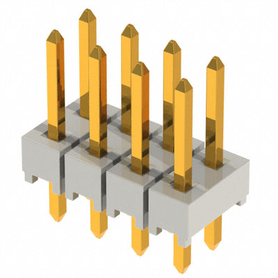 HTSW-104-07-H-D by Samtec Inc. - CONNECTOR HEADER VERT 8POS 2.54MM