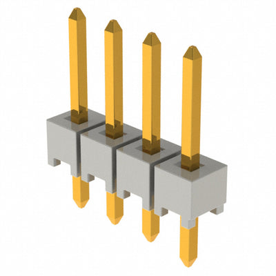 HTSW-104-07-G-S by Samtec Inc. - CONNECTOR HEADER VERT 4POS 2.54MM