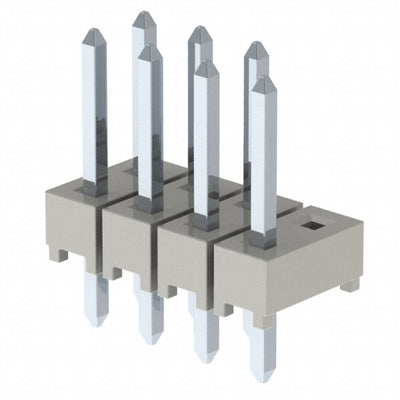 HTSW-104-07-T-D-001 by Samtec Inc. - CONNECTOR HEADER VERT 8POS 2.54MM
