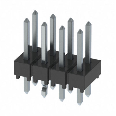 HTSW-104-07-T-D-LL by Samtec Inc. - CONNECTOR HEADER VERT 8POS 2.54MM