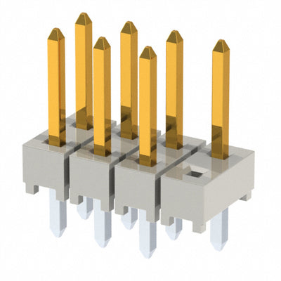 HTSW-104-07-L-D-002 by Samtec Inc. - CONNECTOR HEADER VERT 8POS 2.54MM