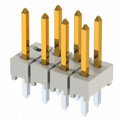 HTSW-104-07-F-D-007 by Samtec Inc. - CONNECTOR HEADER VERT 8POS 2.54MM