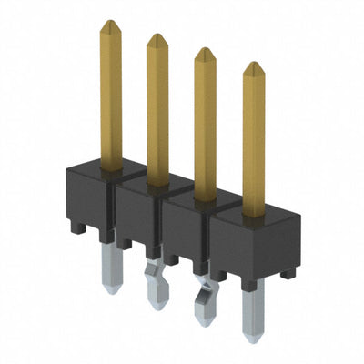 HTSW-104-07-L-S-LL by Samtec Inc. - CONNECTOR HEADER VERT 4POS 2.54MM
