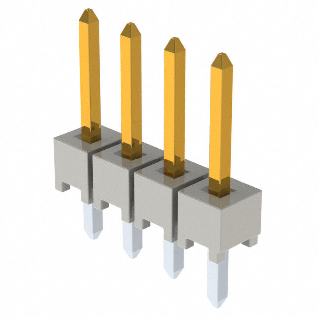 HTSW-104-07-F-S by Samtec Inc. - CONNECTOR HEADER VERT 4POS 2.54MM