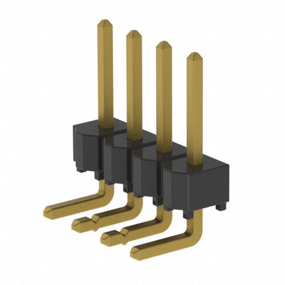 HTSW-104-08-G-S-LA by Samtec Inc. - CONNECTOR HEADER VERT 4POS 2.54MM