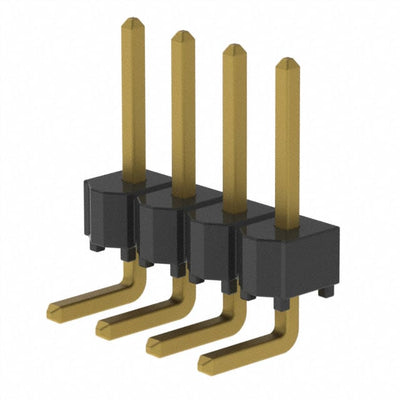 HTSW-104-08-G-S-RA by Samtec Inc. - CONNECTOR HEADER R/A 4POS 2.54MM