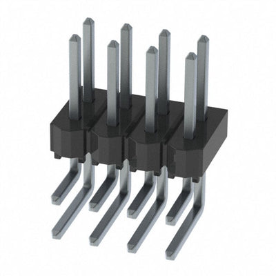 HTSW-104-08-TM-D-RA by Samtec Inc. - CONNECTOR HEADER R/A 8POS 2.54MM