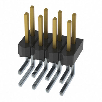 HTSW-104-08-F-D-LA by Samtec Inc. - CONNECTOR HEADER VERT 8POS 2.54MM