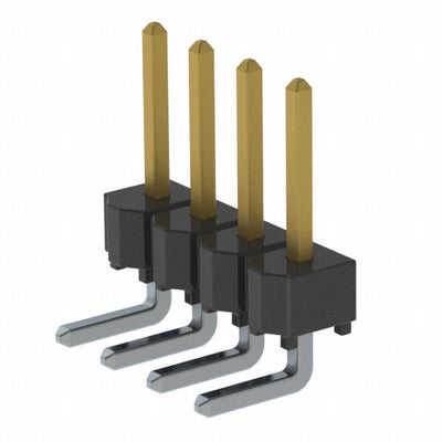 HTSW-104-08-S-S-RA by Samtec Inc. - CONNECTOR HEADER R/A 4POS 2.54MM