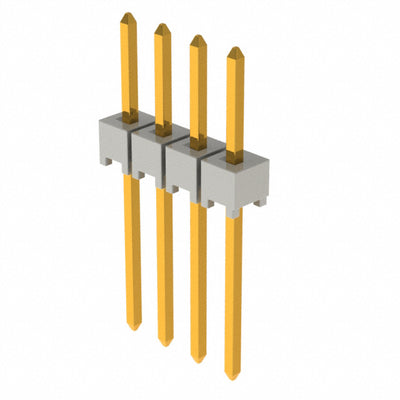 HTSW-104-09-G-S by Samtec Inc. - CONNECTOR HEADER VERT 4POS 2.54MM