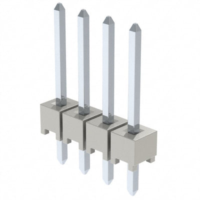 HTSW-104-14-T-S by Samtec Inc. - CONNECTOR HEADER VERT 4POS 2.54MM