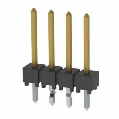 HTSW-104-14-L-S-LL by Samtec Inc. - CONNECTOR HEADER VERT 4POS 2.54MM