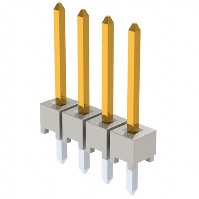 HTSW-104-14-SM-S by Samtec Inc. - CONNECTOR HEADER VERT 4POS 2.54MM